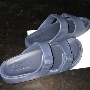 Sketchers womens sandals size 10 blue